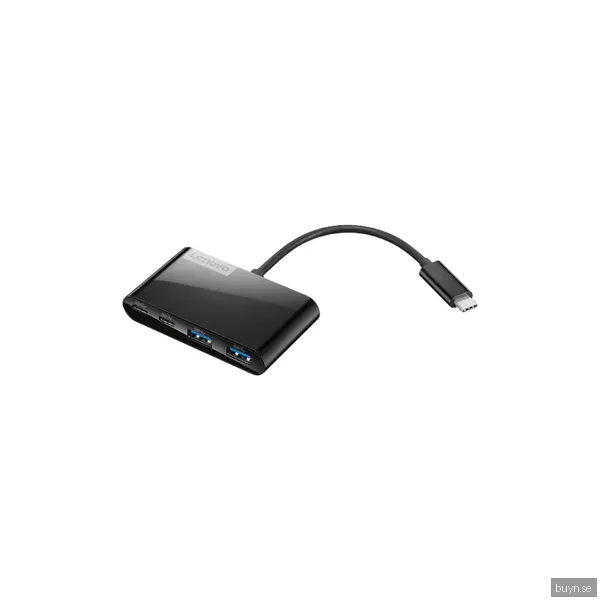 Lenovo Select 4-port USB-C Hubb - Svart