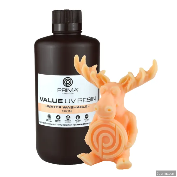 PrimaCreator Value Water Washable UV Resin -1 kg - Skin