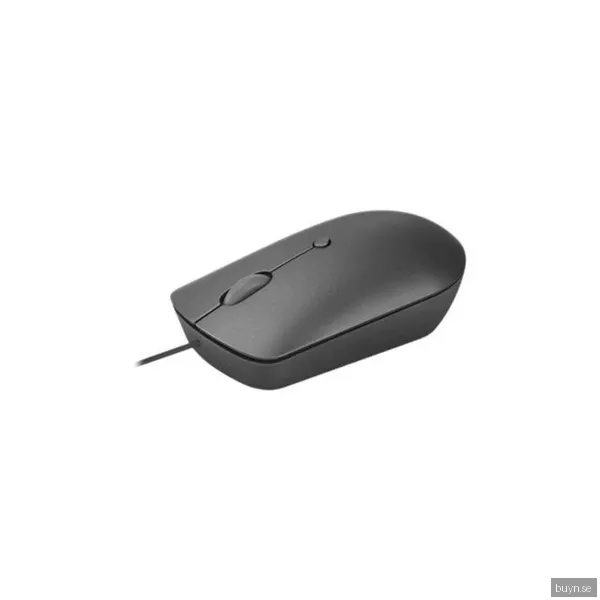 Lenovo 540 USB-C Wired Compact Mouse (Storm Grey) - Mouse - Optic - 4 knappar - Grå