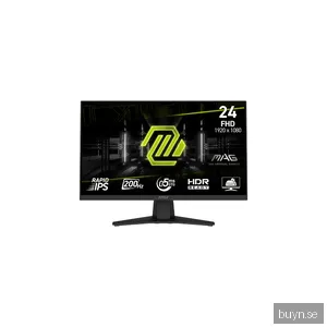 24" MSI MAG 244F - 1920x1080 (FHD) - 200Hz - Fast IPS