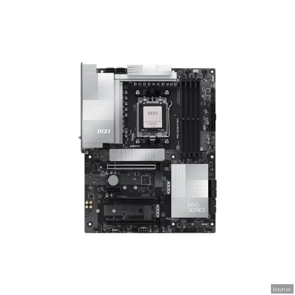 MSI PRO X870E-P WIFI Moderkort - AMD X870E - AMD AM5 socket - DDR5 RAM - ATX