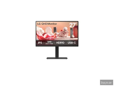 27" LG 27BA75QB-B - 2560x1440 (QHD) - 100Hz - IPS - 65W USB-C - KVM switch