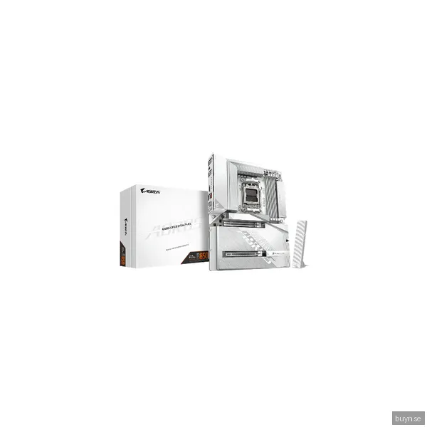 GIGABYTE B850 AORUS STEALTH ICE Moderkort - AMD B850 - AMD AM5 socket - DDR5 RAM - ATX