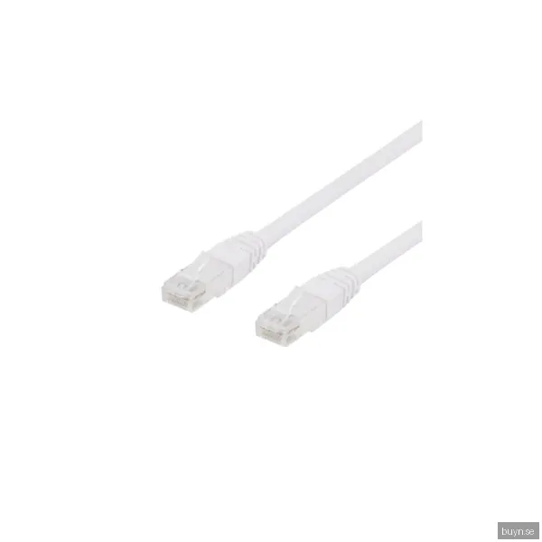 Deltaco Patchkabel Cat6 RJ45 2m Vit