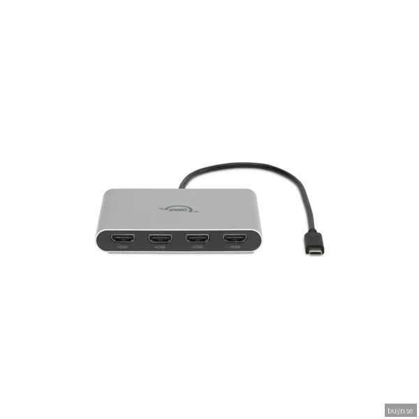 OWC USB-C Quad HDMI 4K Display Adapter med DisplayLink