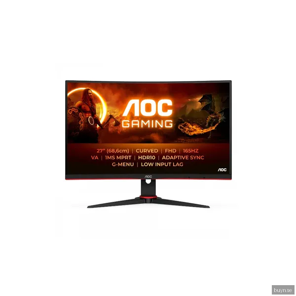 27" AOC Gaming C27G2E/BK - 1920x1080 - 165Hz - VA