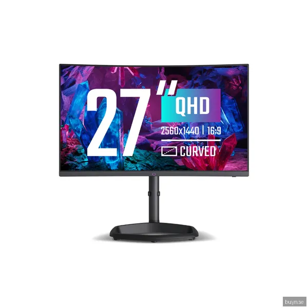 27" Cooler Master GM27QP - GM Series - LED monitor - curved - QHD - 27" - HDR