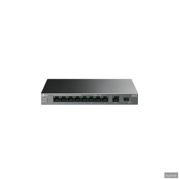 TP-Link LS1210GP 10-Port Gigabit Switch med 8-Port PoE+