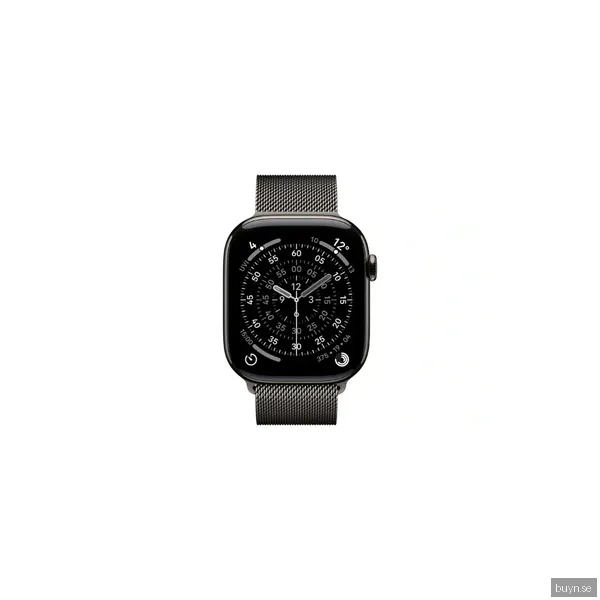 Apple Watch Series 11 GPS + Cellular 46mm Skiffer Titan Skiffer Milanesisk Loop S/M