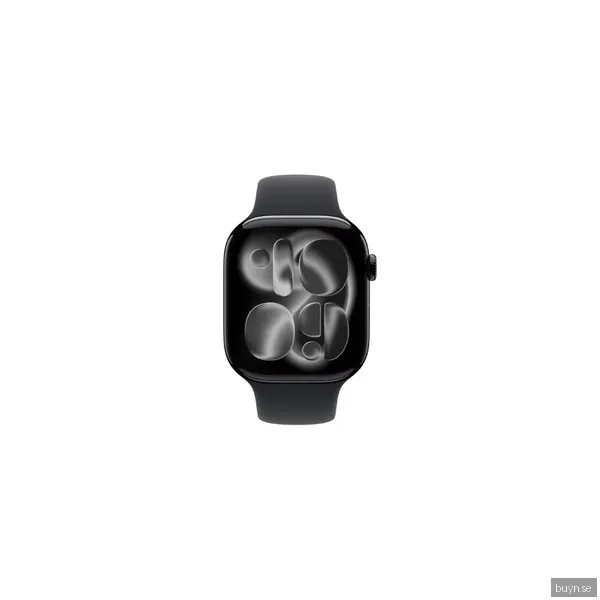 Apple Watch Series 11 GPS 46mm Gagatsvart Aluminium Svart Sportband M/L