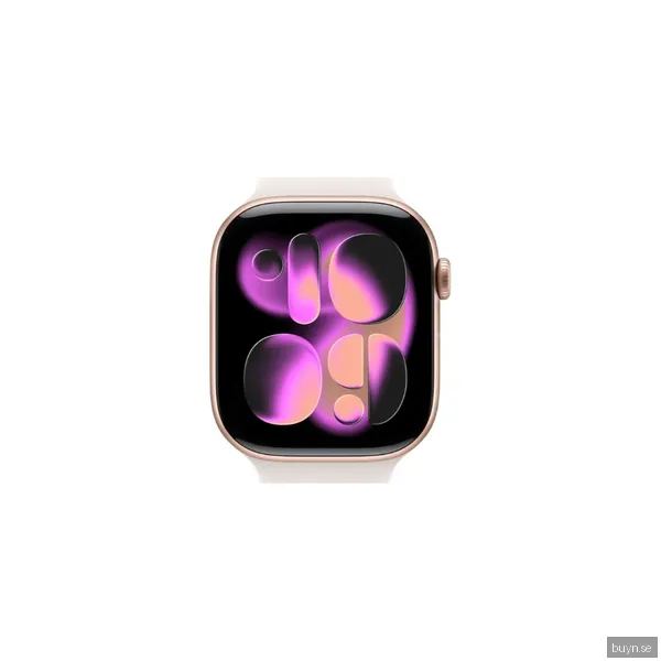 Apple Watch Series 11 GPS 46mm Roséguld Aluminium Light Blush Sportband M/L