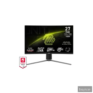 27" MSI MAG 276CPXF - 1920x1080 (FHD) - 280Hz - VA