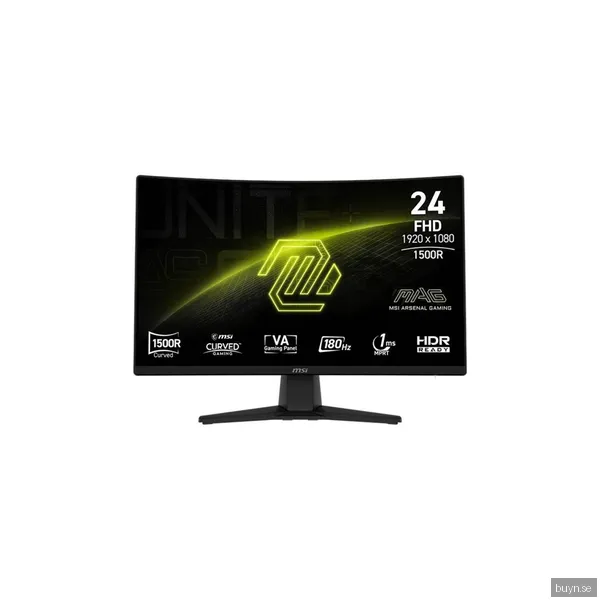 24" MSI MAG 242C - 1920x1080 (FHD) - 180Hz - VA - KVM switch