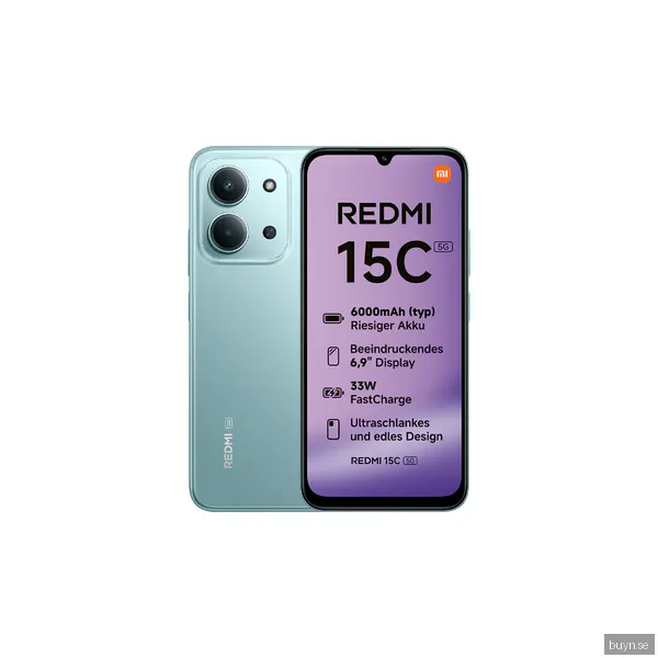 Xiaomi Redmi 15C 5G 6.9" 256GB Grön