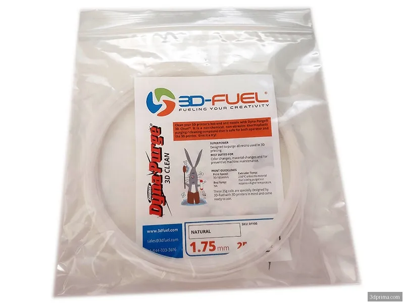 Dyna-Purge® 3D Clean™ Cleaning/Purging Filament - 2,85 mm - 25 g