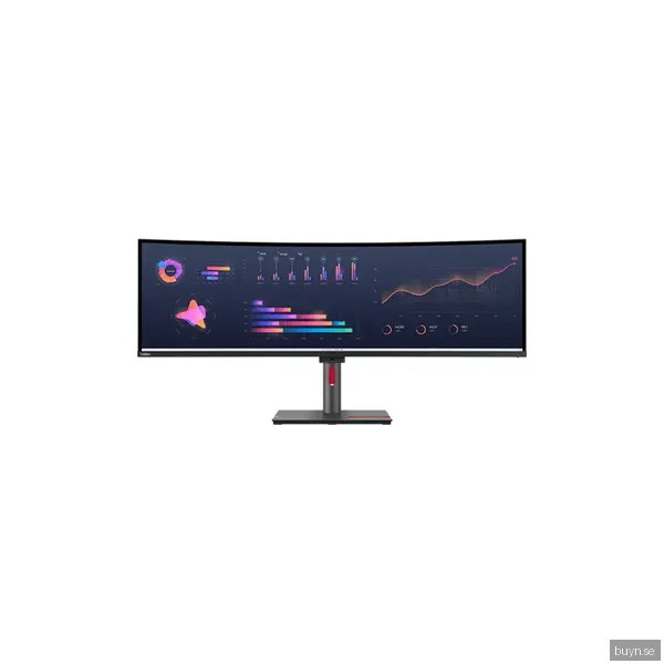 Lenovo ThinkVision P49w-30 49" - Böjd Ultrawide Thunderbolt 4 5120x1440 IPS 60Hz