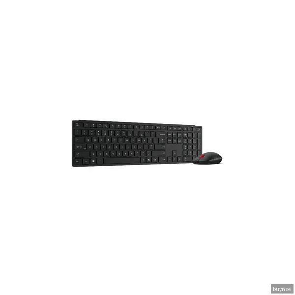 Lenovo Pro Combo 6000 - Tastatur & Mus set - Nordisk - Svart
