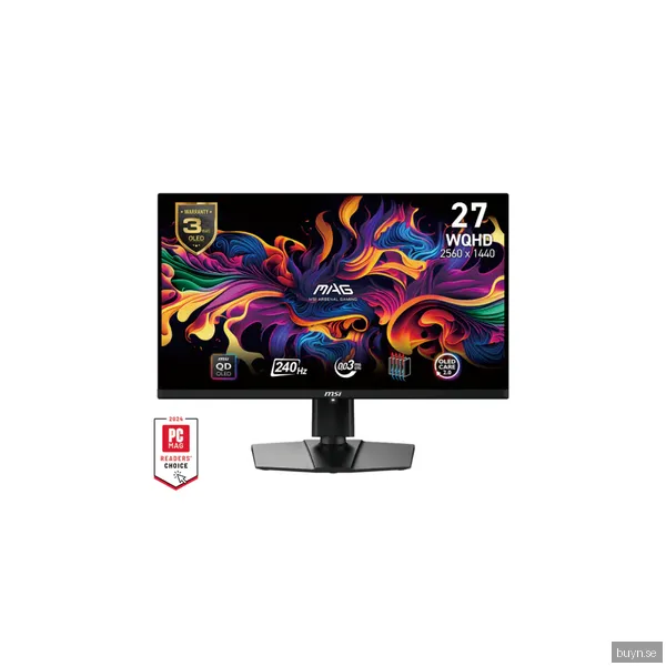 MSI MAG 271QPXDE 27" - USB-C 2560x1440 QD-OLED 360Hz