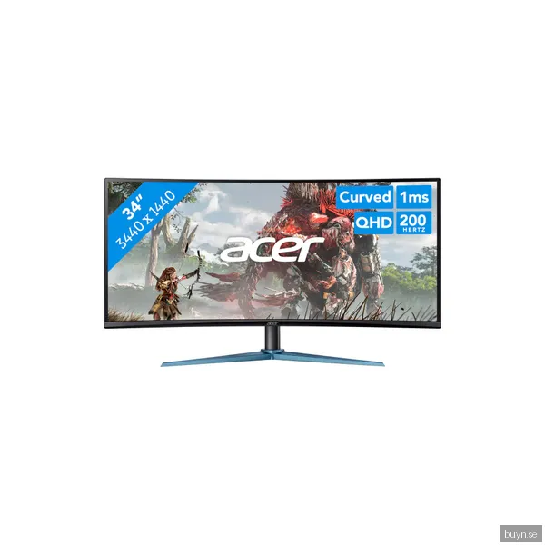 Acer Nitro ED340CUR 34" - Böjd Ultrawide 3440x1440 VA 120Hz