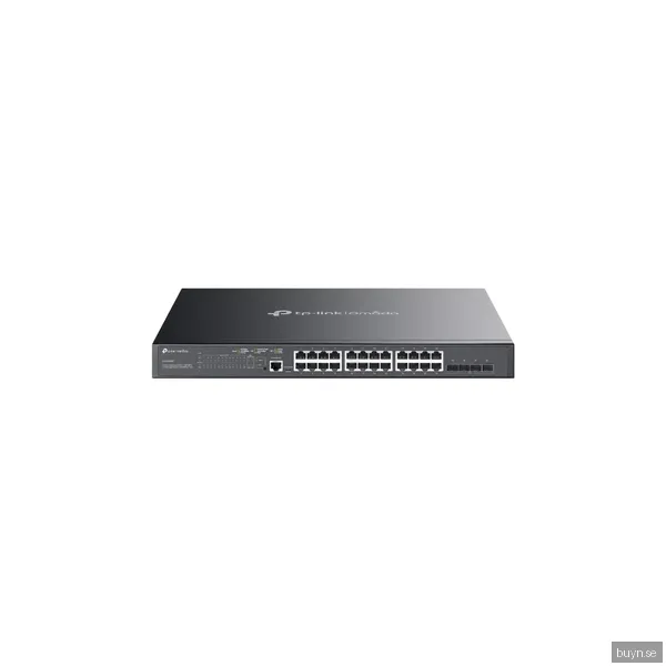 TP-Link SG3428XMP Omada 24-Port Gigabit and 4-Port 10GE SFP+ L2+ Managed Switch med 24-Port PoE+