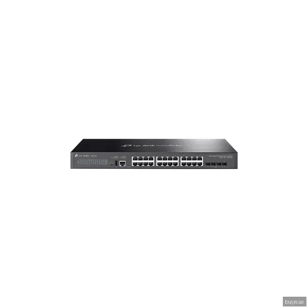 TP-Link SG5428X Omada 24-Port Gigabit Stackable Lite L3 Managed Switch med 4× 10G Slots