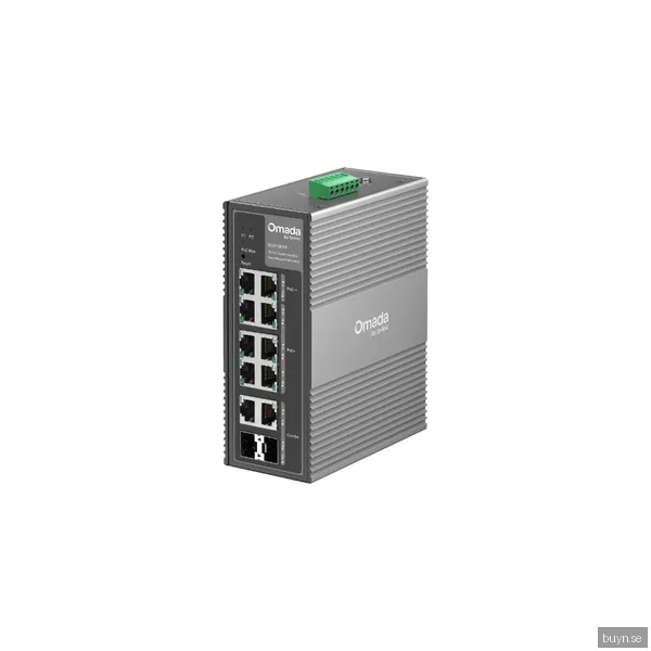 TP-Link Omada IES210GPP 10-Port Gigabit Industrial Easy Managed Switch med 6-Port PoE+ and 2-Port PoE++