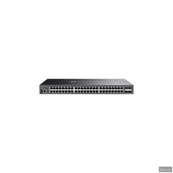 TP-Link Omada SG5452X 48-Port Gigabit Stackable Lite L3 Managed Switch med 4× 10G Slots