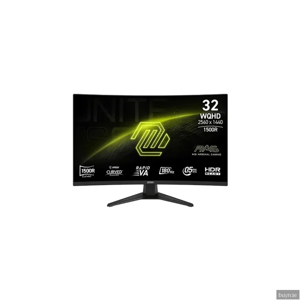 MSI MAG 321CQF E18 31.5" - 2560x1440 Rapid VA 180Hz