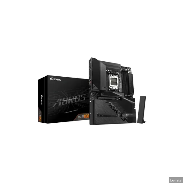 GIGABYTE B850 AORUS STEALTH Moderkort - AMD B850 - AMD AM5 socket - DDR5 RAM - ATX