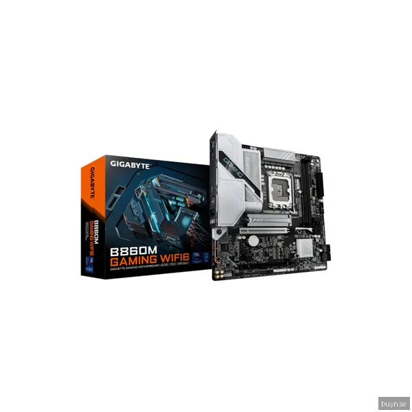 GIGABYTE B860M GAMING WIFI6 Moderkort - Intel B860 - Intel LGA1851 - DDR5 RAM - Micro-ATX