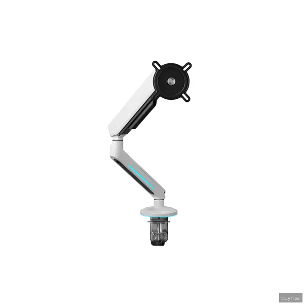 ONEFORALL Experience Gaming Monitor Arm - Single - RGB - White