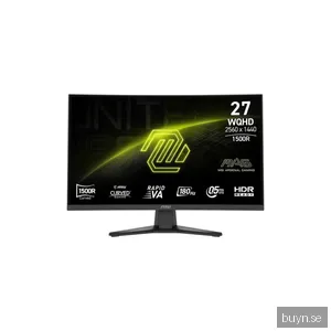 27" MSI MAG 275CQF E18 - 2560x1440 (QHD) - 180Hz - VA