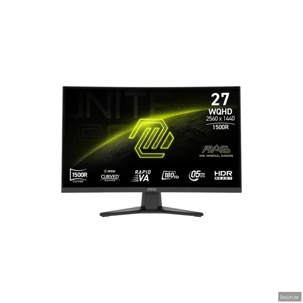 27" MSI MAG 275CQF E18 - 2560x1440 (QHD) - 180Hz - VA