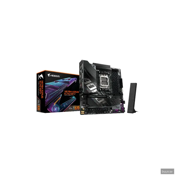 Gigabyte X870M AORUS ELITE WIFI7 Moderkort