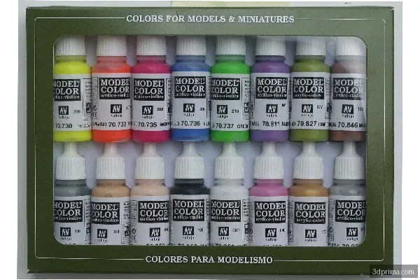 Vallejo Acrylic Model Color Set Wargames Special Colors (16)