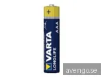 Varta Longlife AAA batteri (8st)