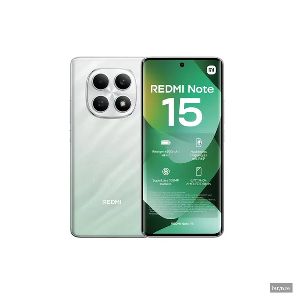Xiaomi Redmi Note 15 6.77" 5G 128GB Grön