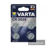 VARTA CR2025 Lithium Coin 4 Pack