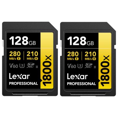 Lexar Professional GOLD Series - flash memory card - 128 GB - SDXC UHS-II