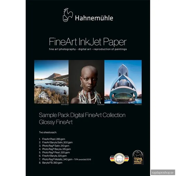 Hahnemühle Digital FineArt - paper - glossy - 12 sheet(s) - A4 (pack of 6)