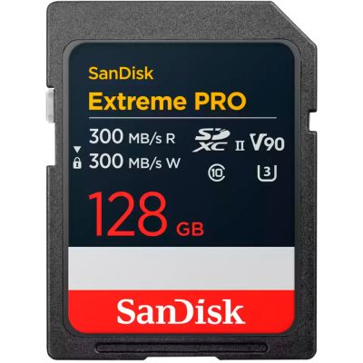 SANDISK Extreme PRO SD - 300MB/s - 128GB