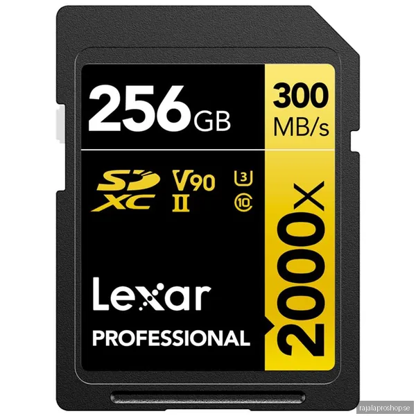 Lexar Professional Gold 2000x SD - 300MB/s - 256GB