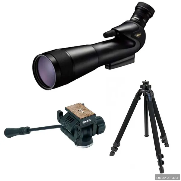 Nikon Prostaff 5 Fieldscope 82A + 20-60X + Slik Pro 400DX + 504QF II