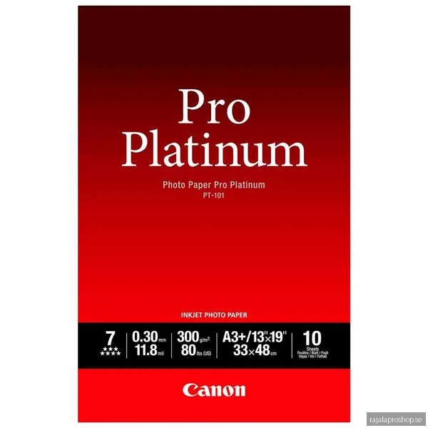 Canon PT-101 Pro Platinum Photo Paper A3+ / 10