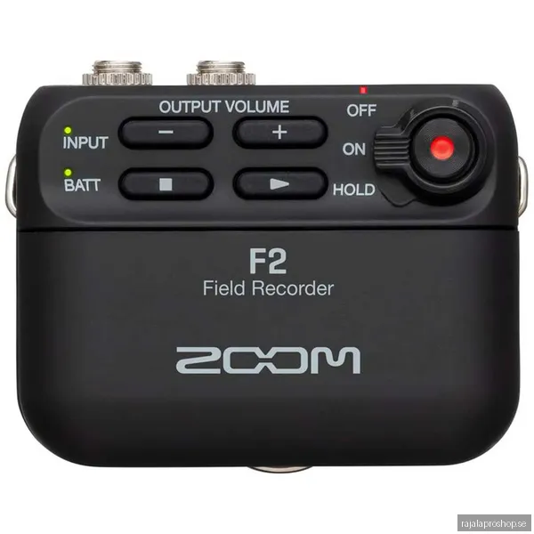 Zoom F2 32-bit Field Recorder ljudinspelare, svart