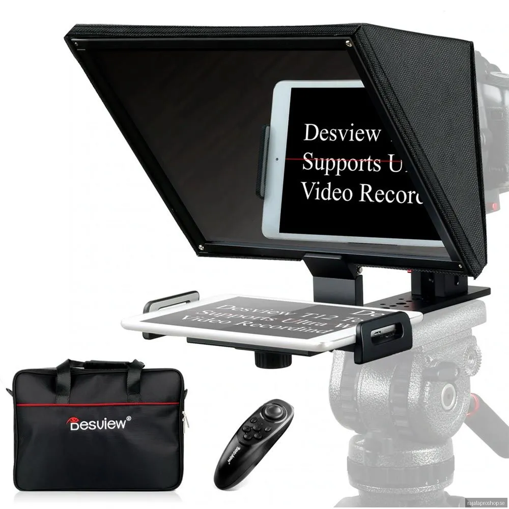 Desview Teleprompter T12 för system och videokameror