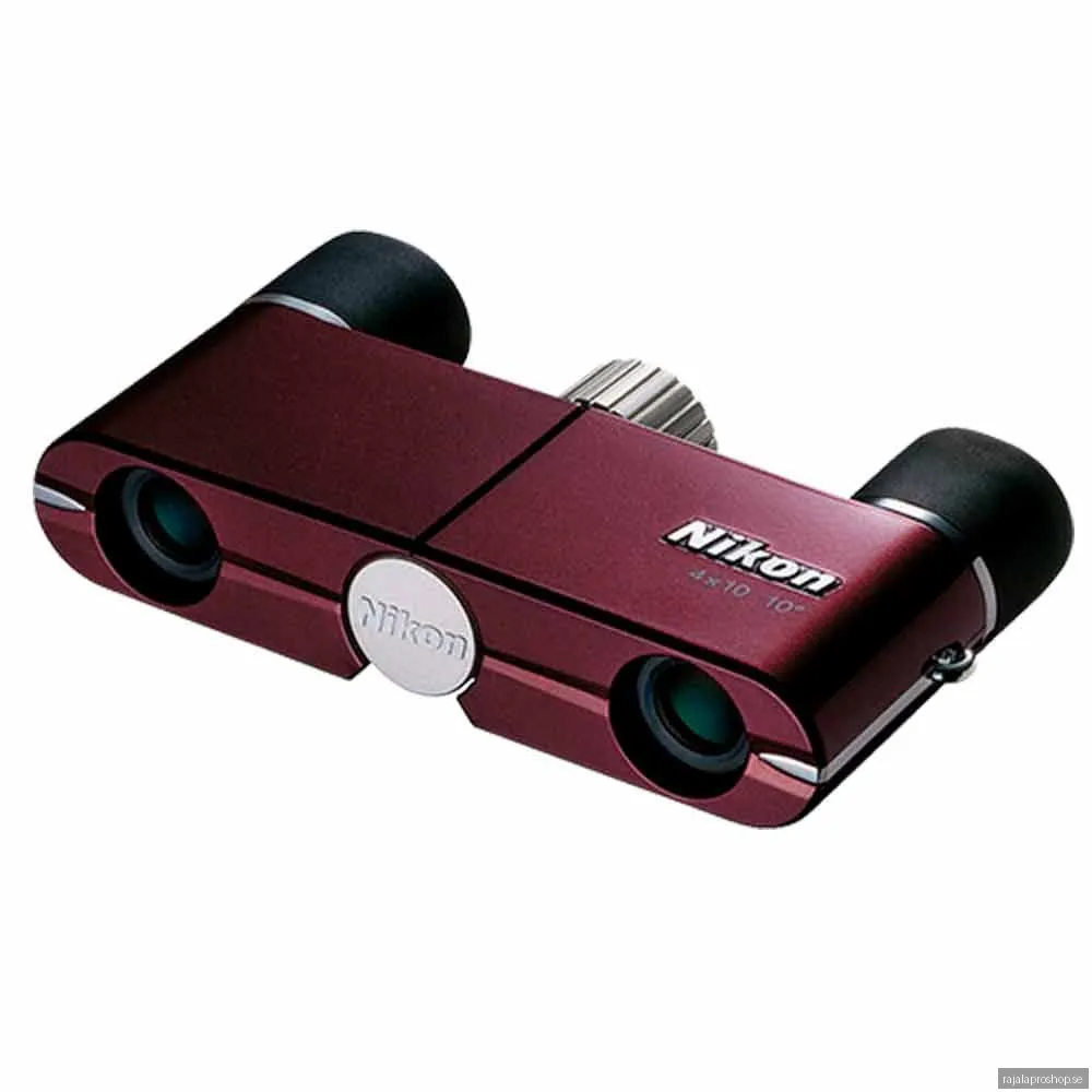 Nikon 4x10 DCF -kikare, burgundy