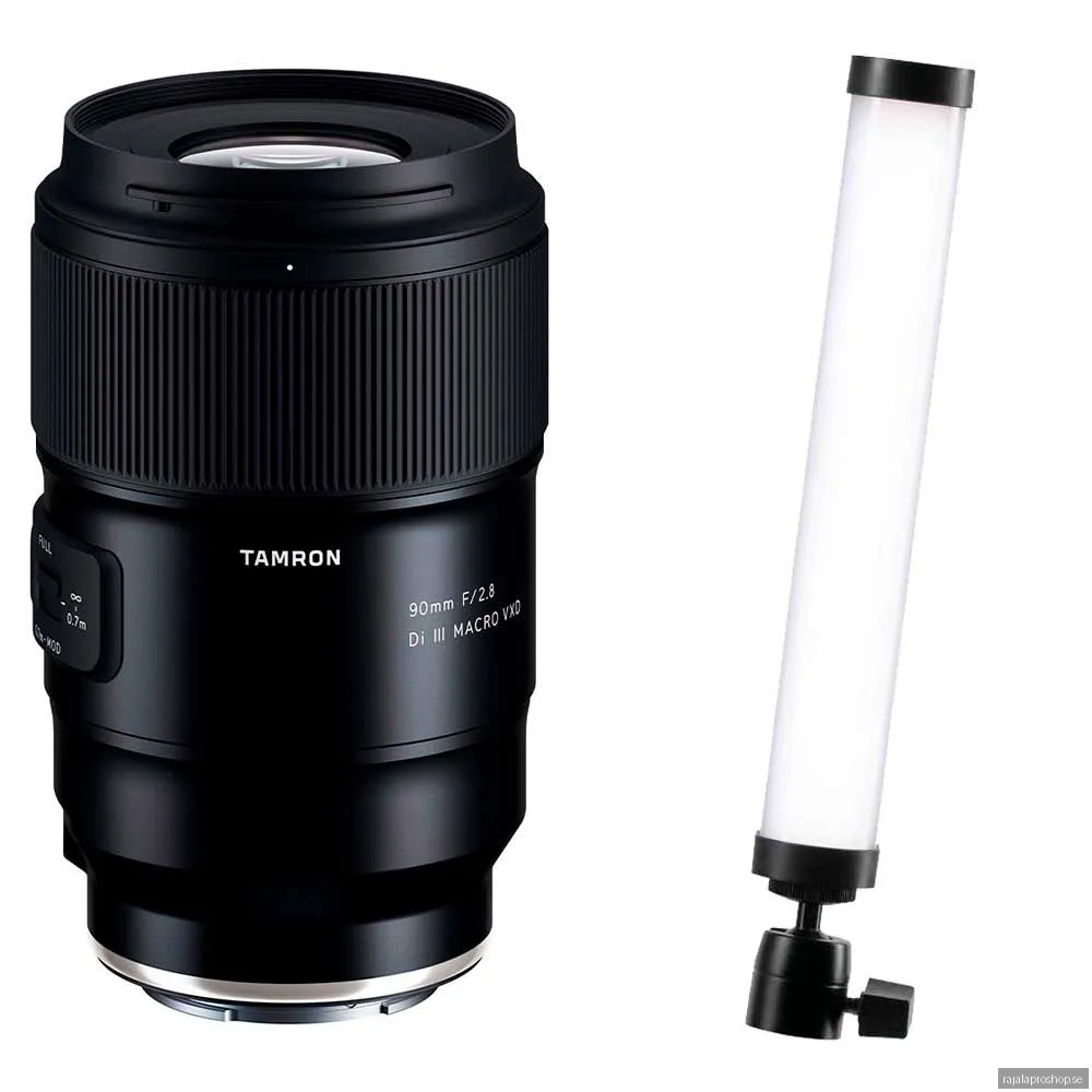 Tamron 90/2.8 Di III Macro VXD, Sony FE + Nanlite Pavotube II 6C 1-Kit RGBWW