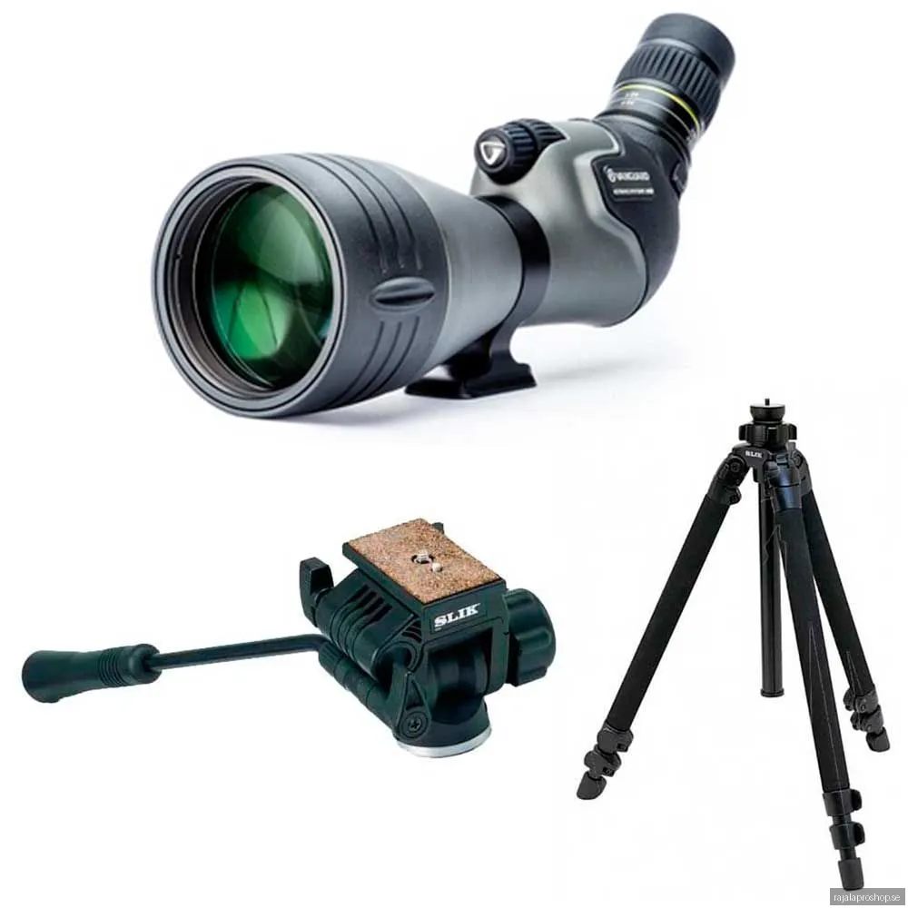 Vanguard Endeavor HD82A + 20-60x + Slik Pro 400DX + 504QF II