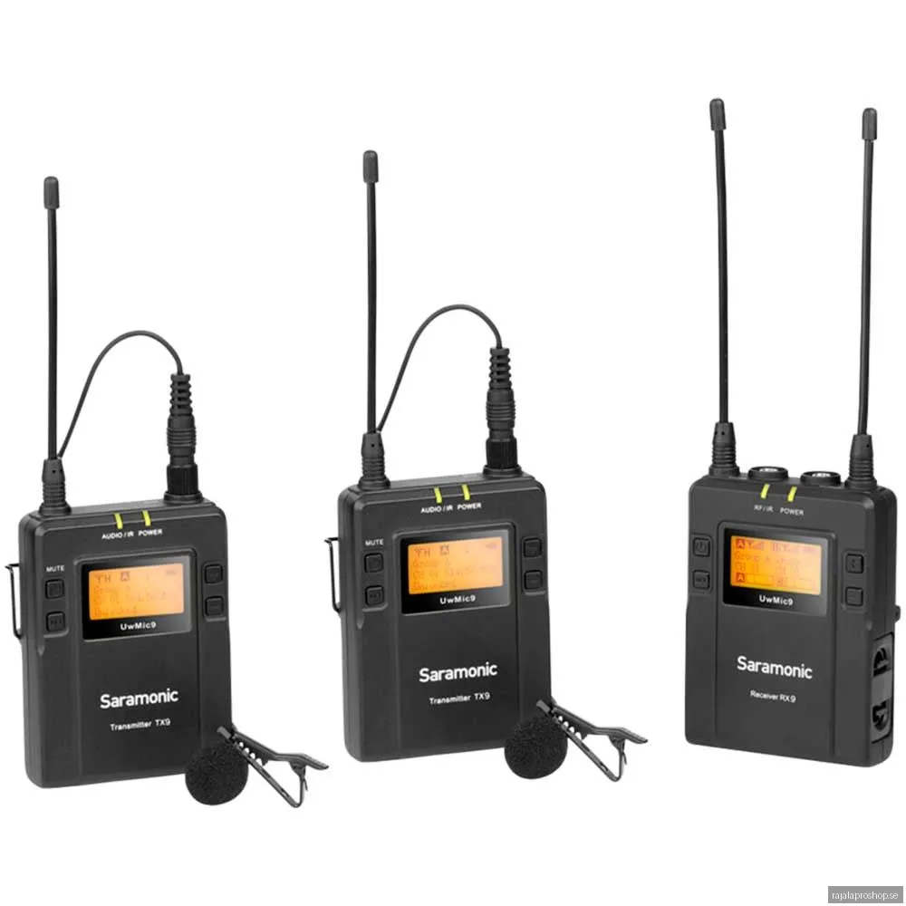Saramonic UwMic9 (RX9+TX9+TX9)